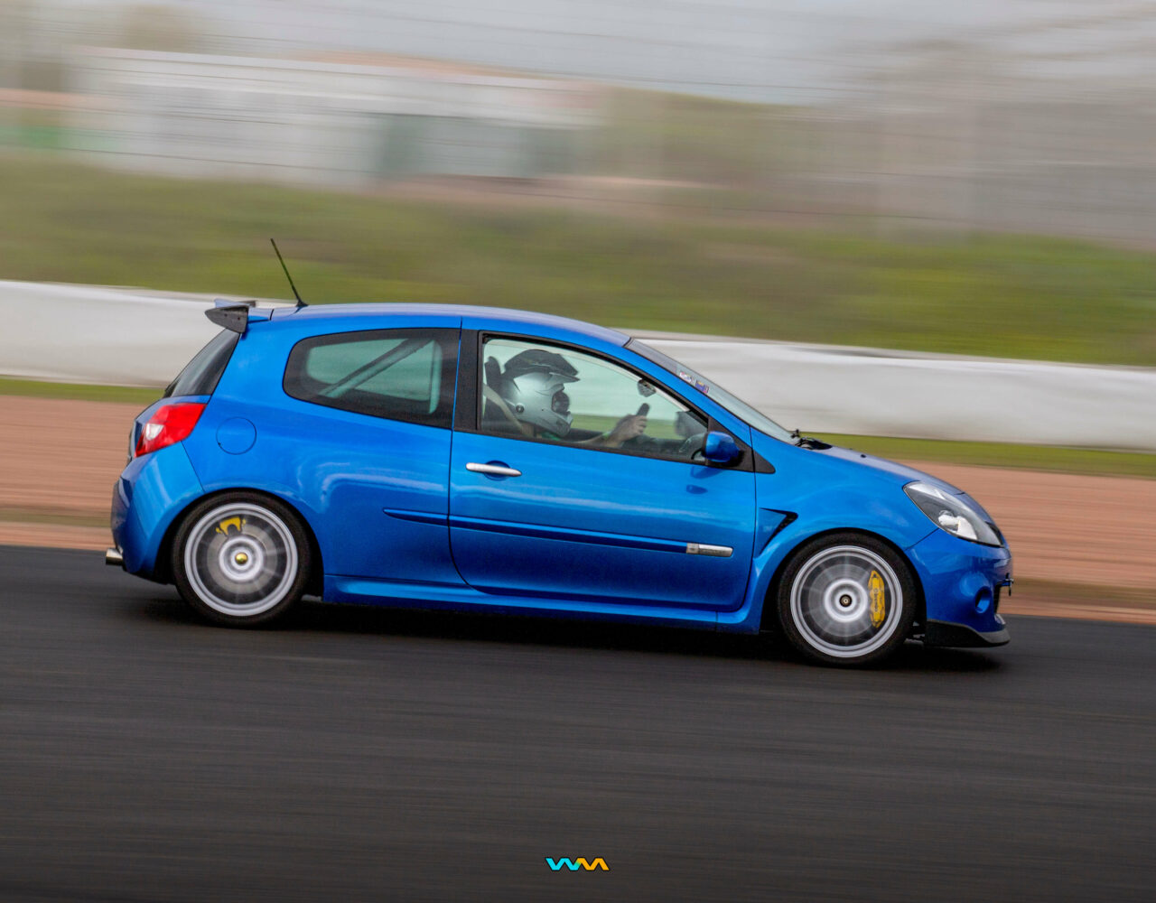 renault clio sport azul en el rs day hispano racing octubre 2023